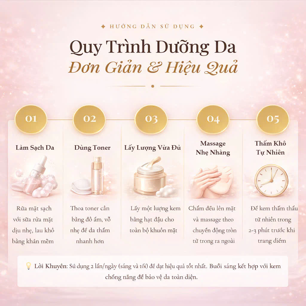 KNB Radiant Skin Care Cream, kem dưỡng ẩm SKNB, kem dưỡng da mặt, kem dưỡng cấp ẩm, kem dưỡng sáng da, kem dưỡng chống lão hóa