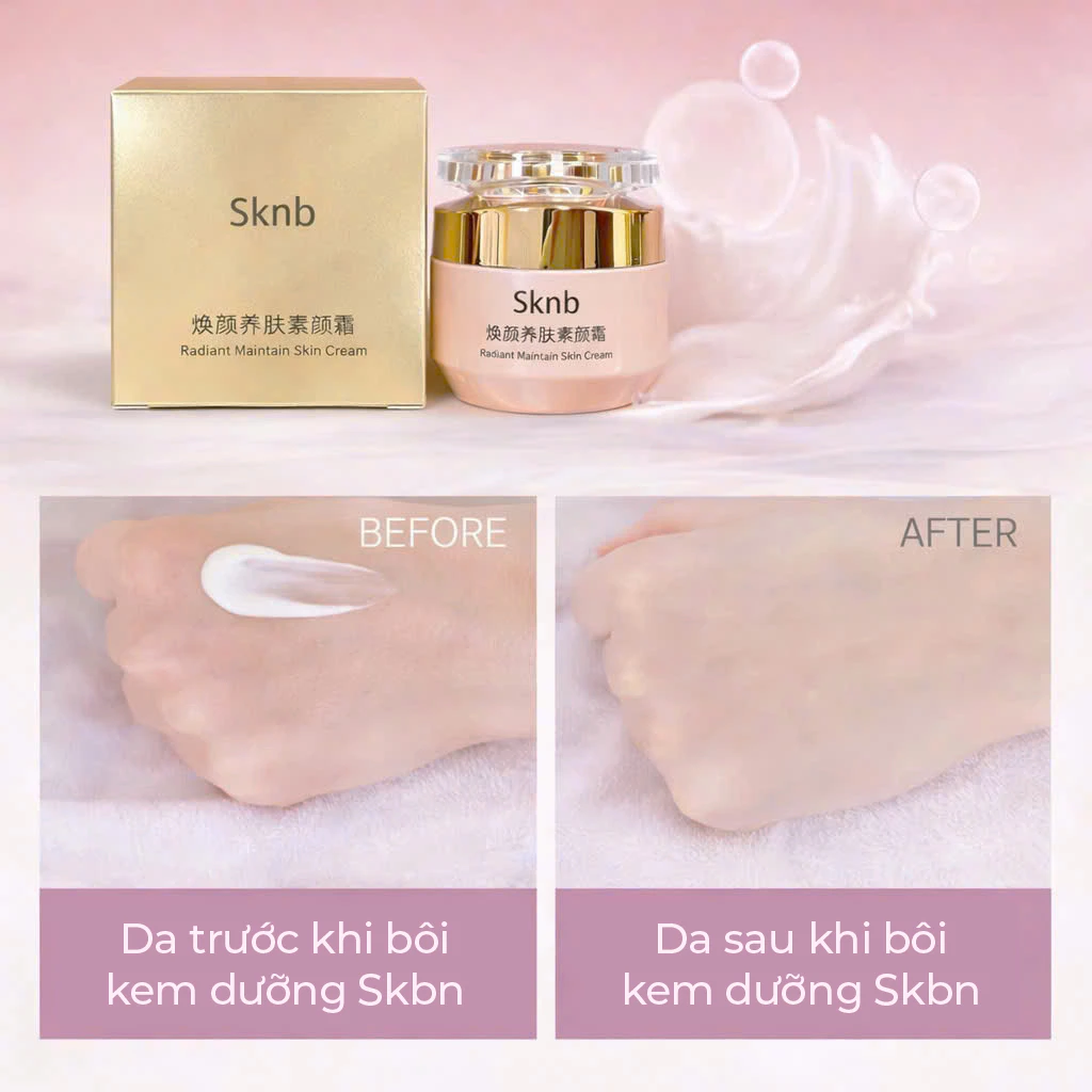 KNB Radiant Skin Care Cream, kem dưỡng ẩm SKNB, kem dưỡng da mặt, kem dưỡng cấp ẩm, kem dưỡng sáng da, kem dưỡng chống lão hóa
