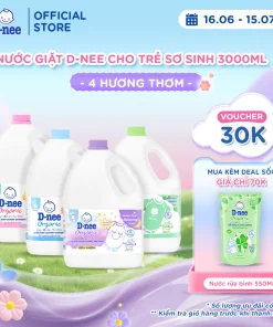 nước giặt D-nee, nước giặt quần áo em bé, nước giặt Thái Lan, nước giặt trẻ sơ sinh, nước giặt D-nee chính hãng