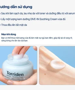 DIVE IN Low Molecular Hyaluronic Acid Facial Soothing Cream, Kem dưỡng DIVE IN, Kem dưỡng Hyaluronic Acid phân tử thấp, Kem dưỡng cấp nước