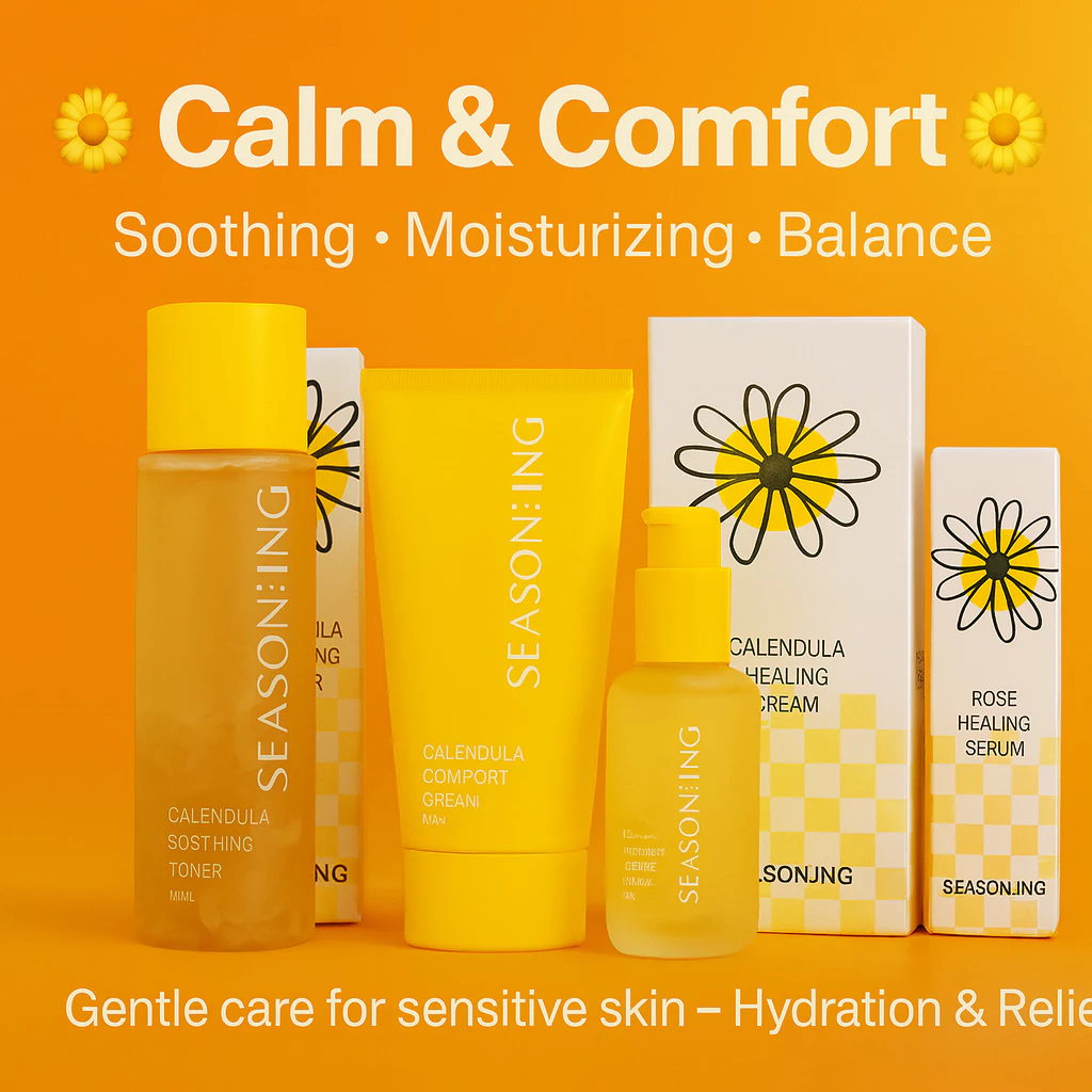 kem dưỡng Calendula, kem dưỡng phục hồi da, kem dưỡng Ceramide NP, kem dưỡng da nhạy cảm