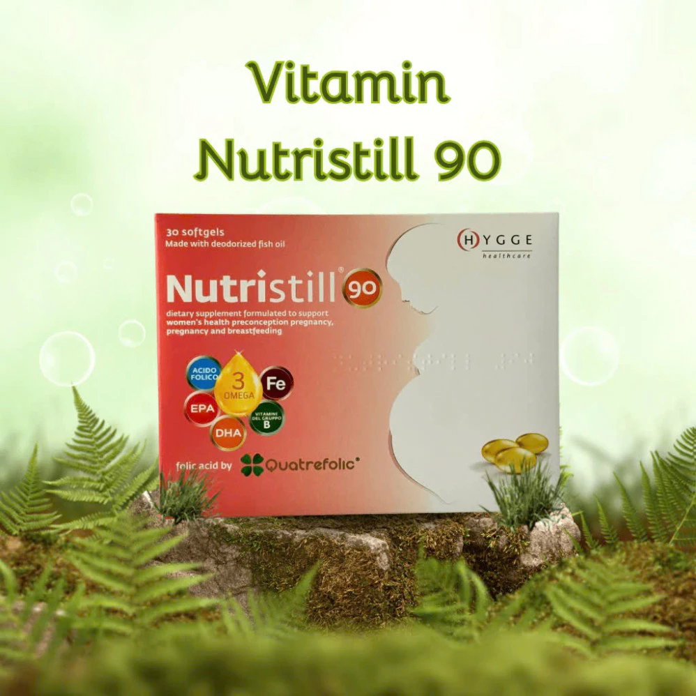 Vitamin Bầu Nutristill 90, Vitamin bầu Nutristill, Viên uống Vitamin Bầu Nutristill 90, Vitamin tổng hợp cho bà bầu, Vitamin cho phụ nữ mang thai
