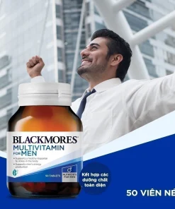 Blackmores Multivitamin For Men 50s, Vitamin tổng hợp Blackmores cho nam, Vitamin Blackmores Multivitamin For Men, Vitamin tổng hợp nam giới Blackmores, Blackmores For Men 50 viên