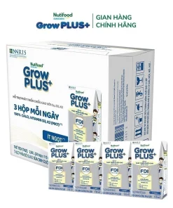 Sữa Nutifood Sweden GrowPLUS+ 110ml, Sữa tăng chiều cao cho bé, Sữa pha sẵn cho trẻ em, Sữa hỗ trợ phát triển chiều cao, Sữa bổ sung canxi cho bé