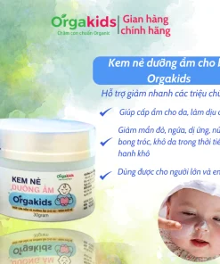 Kem nẻ cho bé Orgakids, Kem dưỡng ẩm cho bé, Kem chống nẻ cho bé, Kem dưỡng da trẻ em