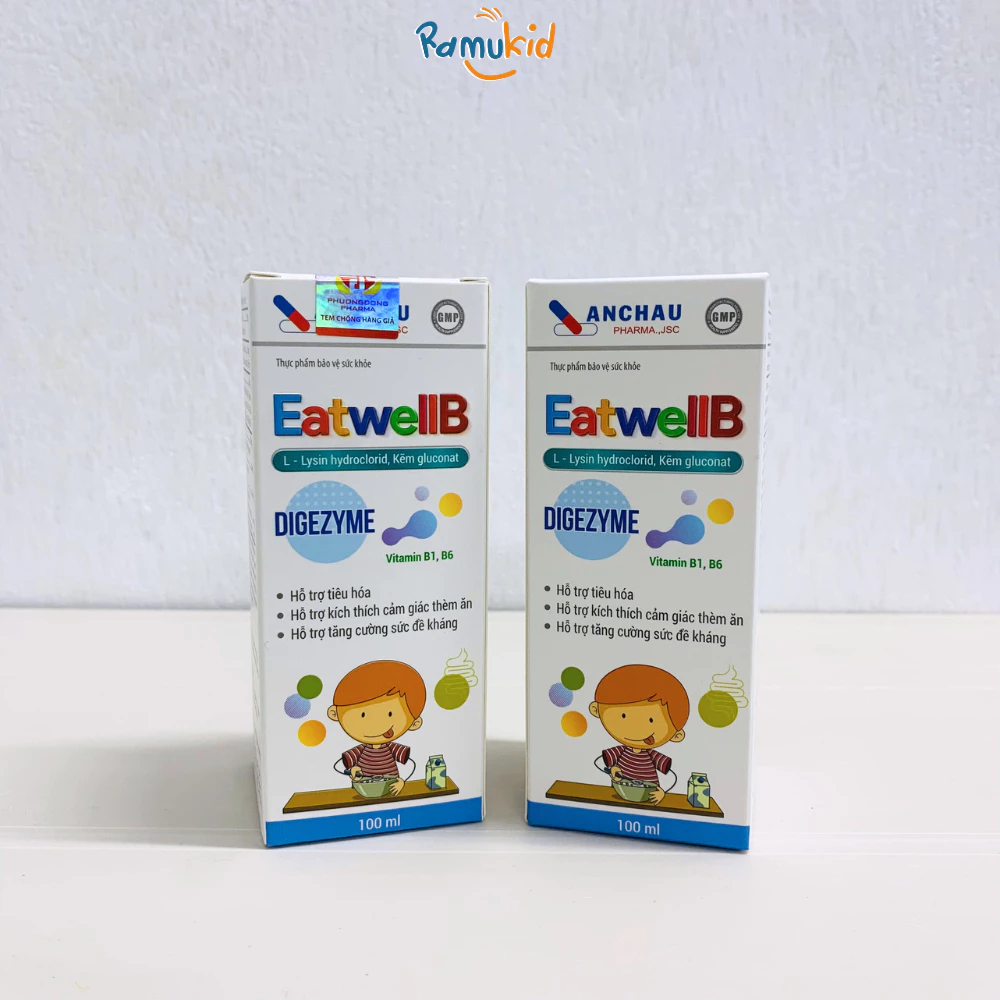 Siro ăn ngon EatwellB, Siro EatwellB 100ml, Siro ăn ngủ ngon EatwellB, EatwellB cho trẻ biếng ăn, Siro hỗ trợ tiêu hóa cho trẻ, Siro tăng sức đề kháng cho trẻ