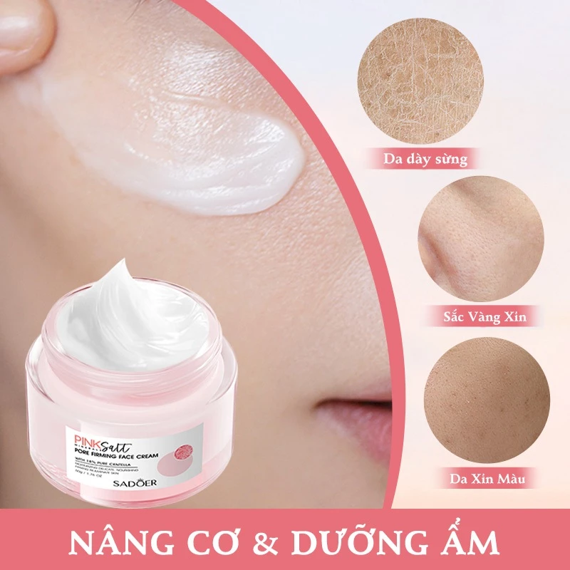 kem dưỡng ẩm, kem dưỡng ẩm se khít lỗ chân lông, muối hồng Himalaya