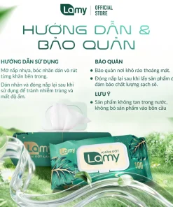 Khăn ướt LAMY, Khăn ướt em bé, Khăn ướt cho bé, Khăn giấy ướt em bé