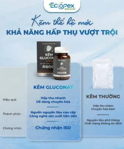 viên uống kẽm cho nam, viên uống kẽm, kẽm gluconat, viên uống kẽm multi vitamin, viên uống bổ sung kẽm