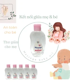 dầu massage cho bé, baby oil 200ml, dầu massage trẻ sơ sinh, dầu dưỡng ẩm cho bé, dầu mát xa cho bé