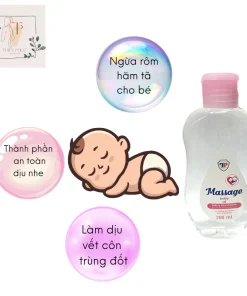 dầu massage cho bé, baby oil 200ml, dầu massage trẻ sơ sinh, dầu dưỡng ẩm cho bé, dầu mát xa cho bé