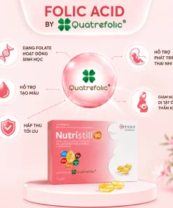Vitamin Bầu Nutristill 90, Vitamin bầu Nutristill, Viên uống Vitamin Bầu Nutristill 90, Vitamin tổng hợp cho bà bầu, Vitamin cho phụ nữ mang thai
