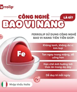 Ferrolip, Ferrolip sắt, Sắt Ferrolip, Ferrolip cho mẹ bầu, Sắt Ferrolip cho bà bầu, sắt dạng bột, sắt không tanh