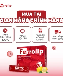 Ferrolip, Ferrolip sắt, Sắt Ferrolip, Ferrolip cho mẹ bầu, Sắt Ferrolip cho bà bầu, sắt dạng bột, sắt không tanh