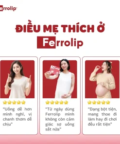 Ferrolip, Ferrolip sắt, Sắt Ferrolip, Ferrolip cho mẹ bầu, Sắt Ferrolip cho bà bầu, sắt dạng bột, sắt không tanh
