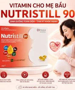 Vitamin Bầu Nutristill 90, Vitamin bầu Nutristill, Viên uống Vitamin Bầu Nutristill 90, Vitamin tổng hợp cho bà bầu, Vitamin cho phụ nữ mang thai