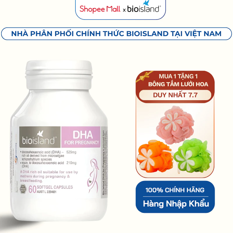 DHA Bio Island cho mẹ bầu, Bio Island DHA, DHA Bio Island 60 viên, DHA Bio Island Úc, DHA cho bà bầu, DHA cho mẹ bầu